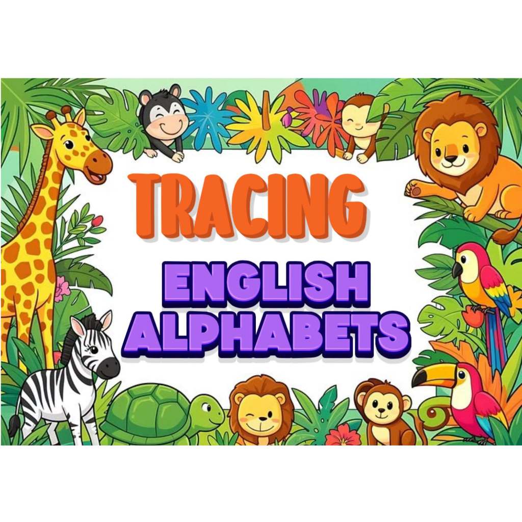 Tracing English Alphabets  Folhas Soltas A5 90g para Treinar o Alfabeto em Inglês
