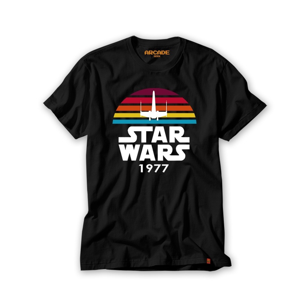 Camiseta Star Retro Wars Since 1977 X-Wing