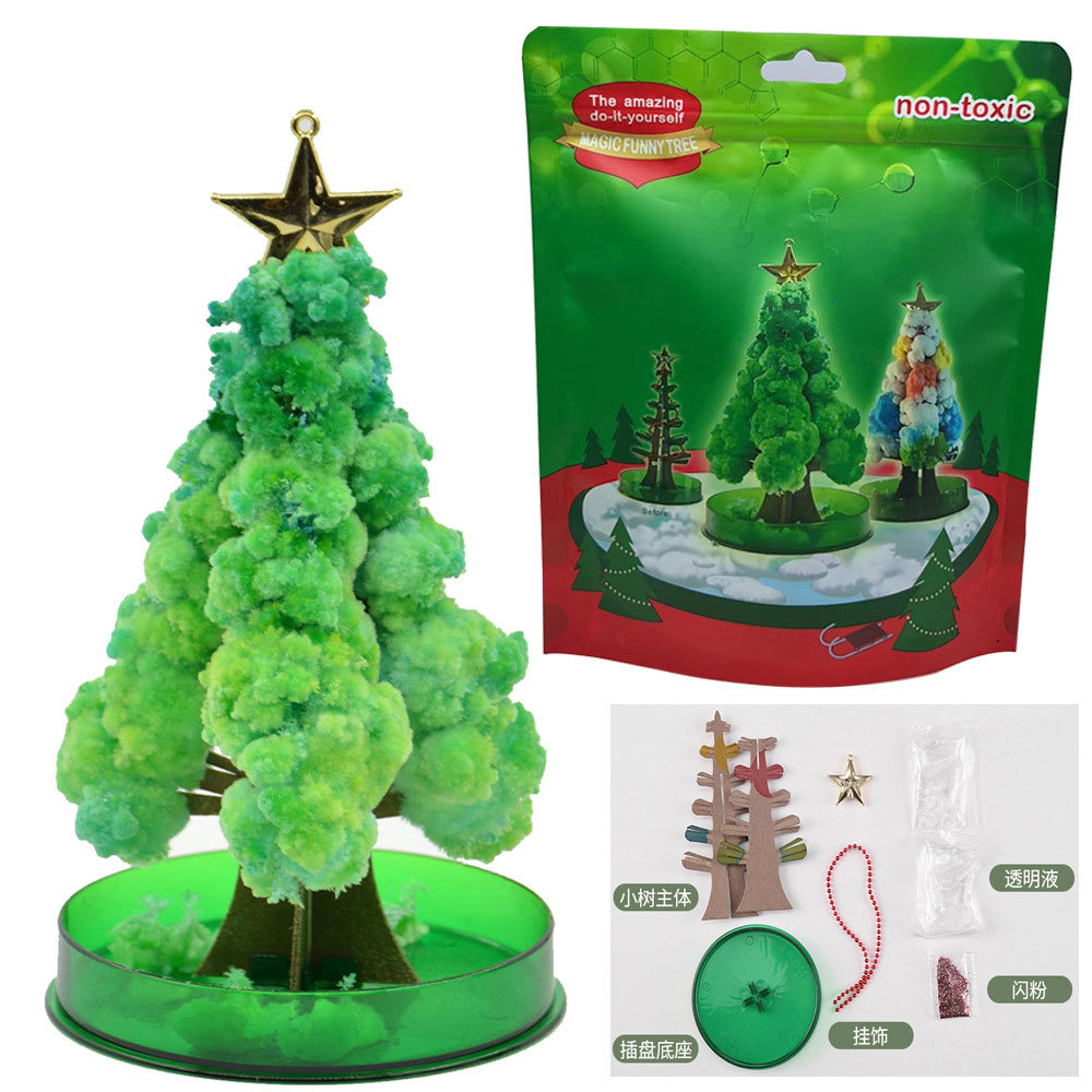 Magic Crystal Tree Growing Kit For Kids, DIY Handmade Craft Set, Non Toxic Toy For Fun Holiday Science Play
