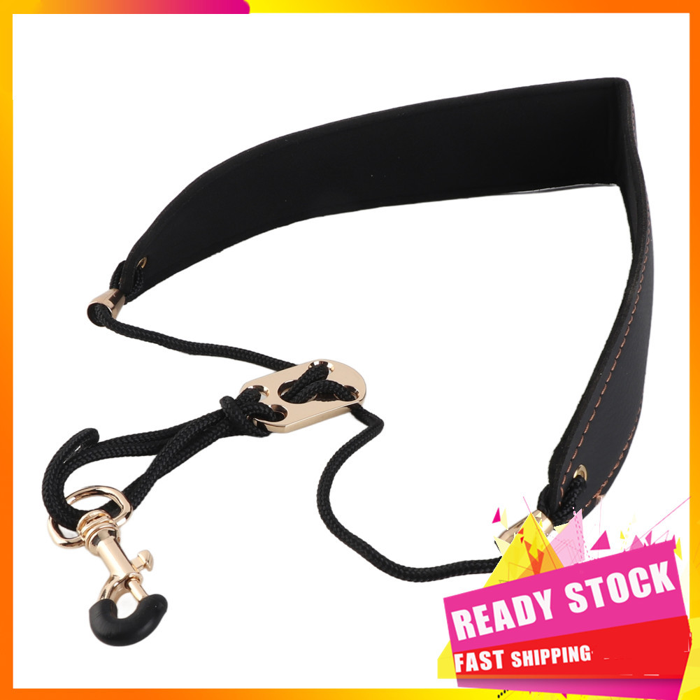 Gfgfgfgg Gfgfgfgg Saxofone Neck Strap 430mm-560mm Alto Sax com estofamento macio para clarinetes de saxofones alto ou