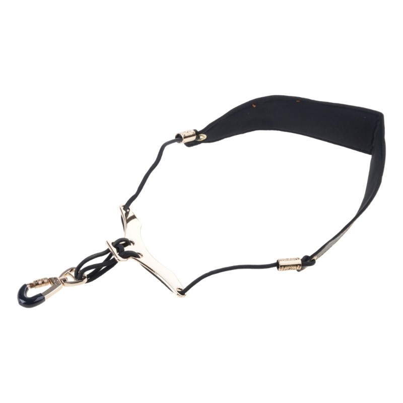 Bmico Saxofone Neck Strap Couro Acolchoado Sax Para Iniciantes Regulares