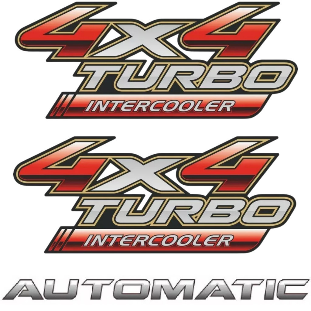 Kit Adesivo Lateral Hilux 4x4 Turbo Intercooler e Automatic 09 10 11 12 13 14 15