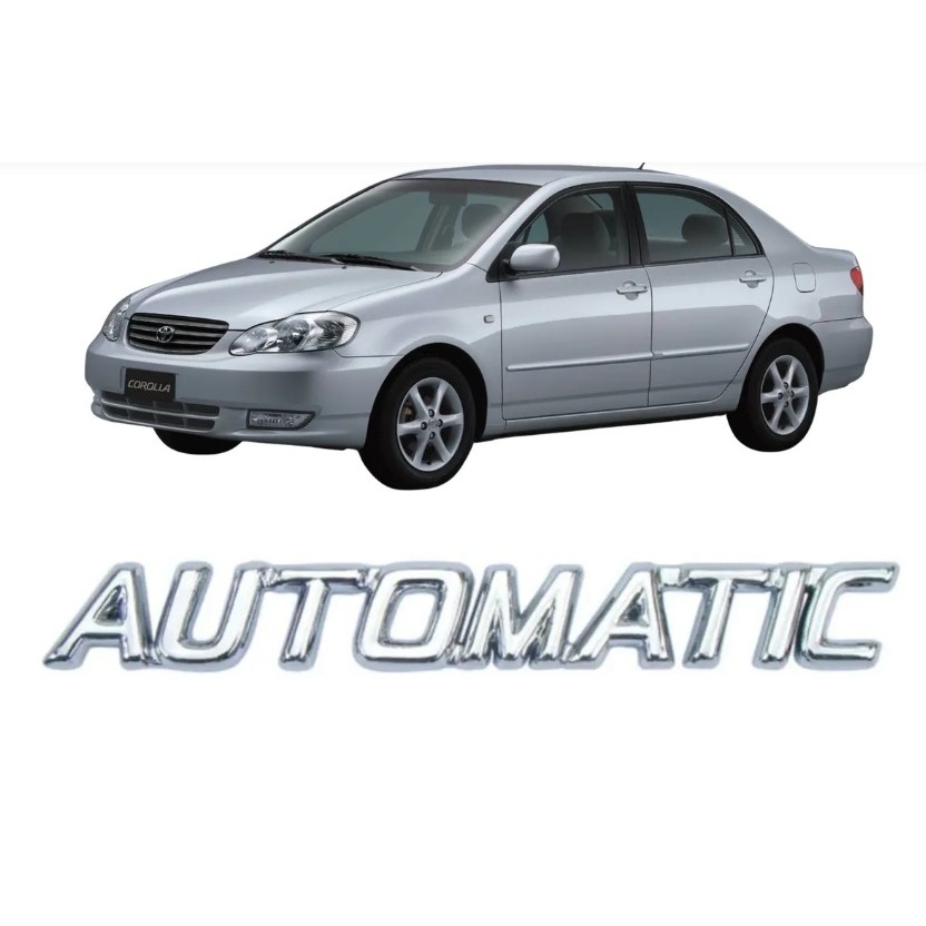 Emblema Automatic Toyota Corolla 2003 2004 A 2008 Cromado