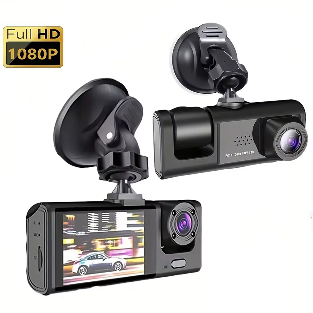 Traço Cam com IR Night Vision Gravação Loop, 2 