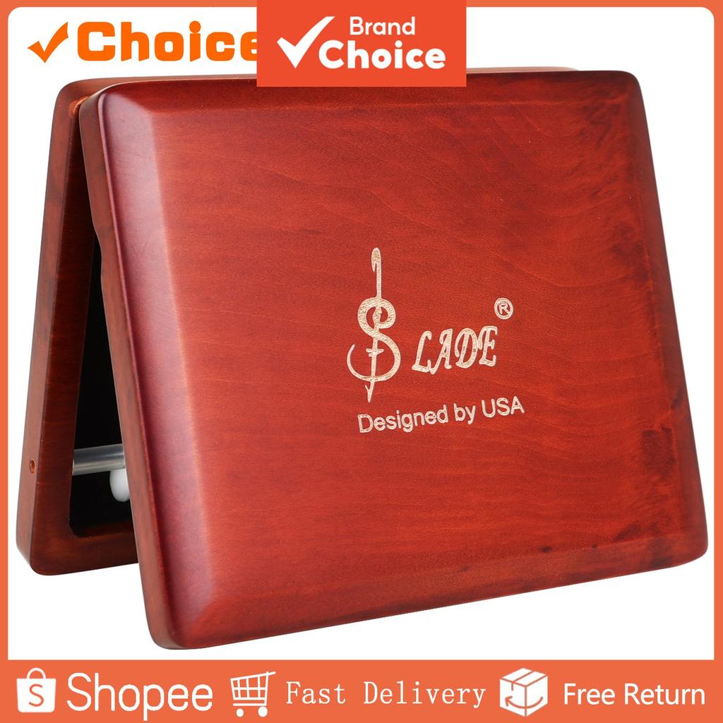 SLADE Rosewood Bassoon Reed Case 5 Slots Caixa De Armazenamento Protetora Forro De Esponja Fixo Instrumento De Sopro Ace
