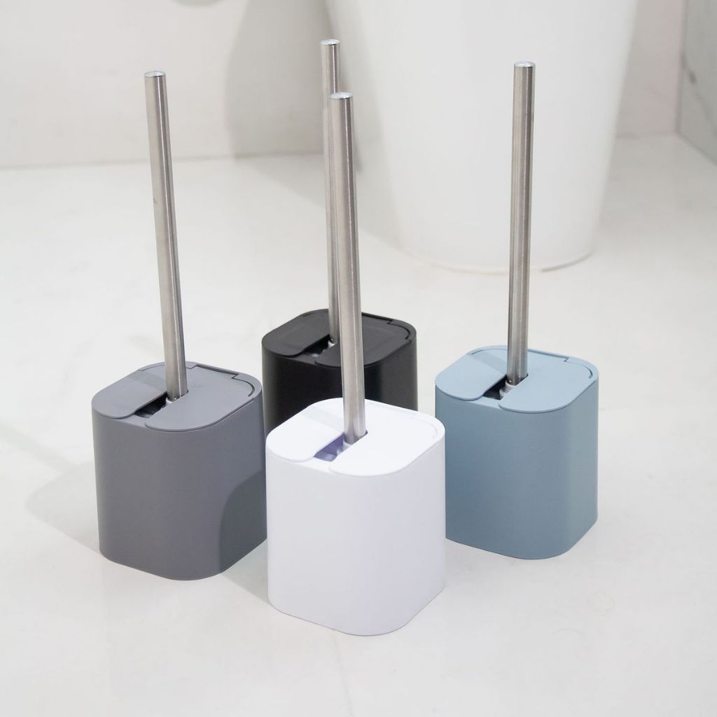Porta Escova Sanitaria Dual Escova de Limpeza Banheiro Ou