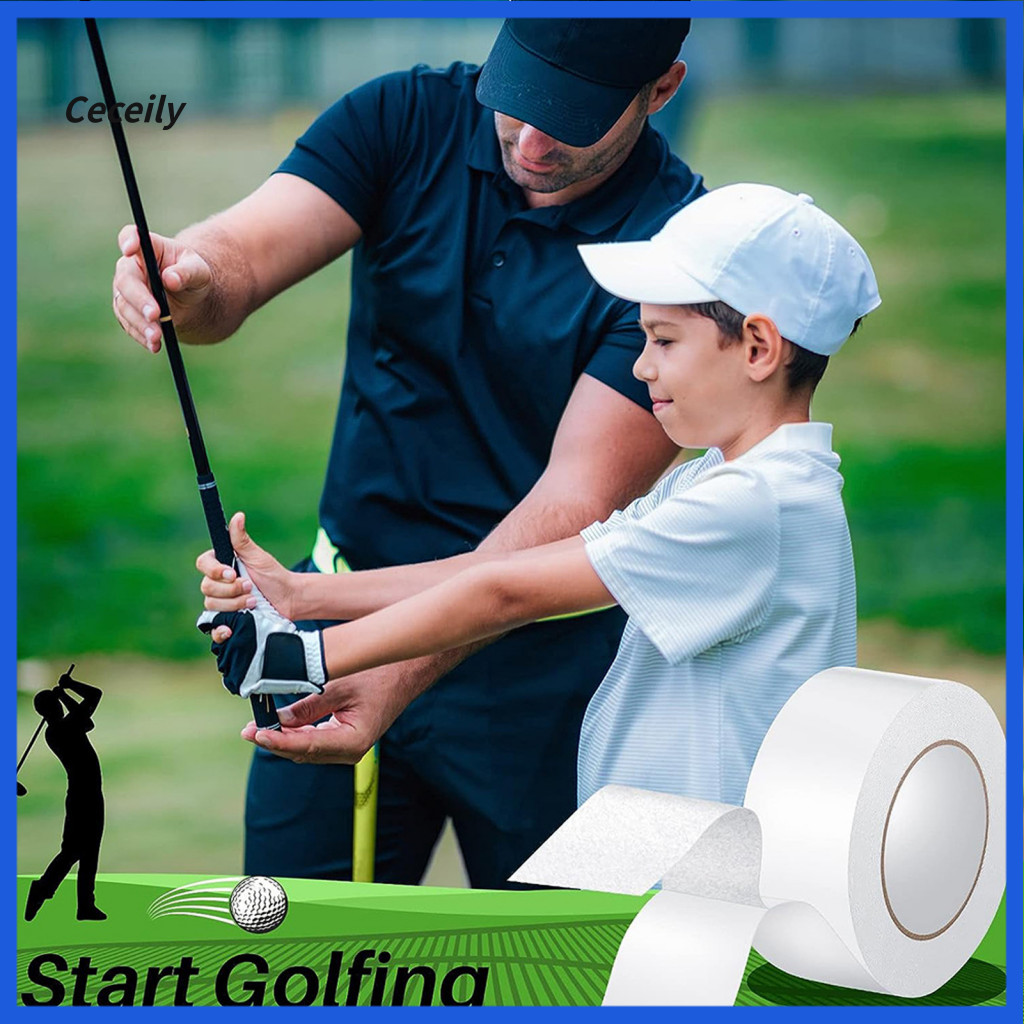 Golf Grip Tape Roll Wedge Regripping 50m Club Anti-slip Sweat Absorbing Double-sided Overgrip Wrap for Wood Iron Putter
