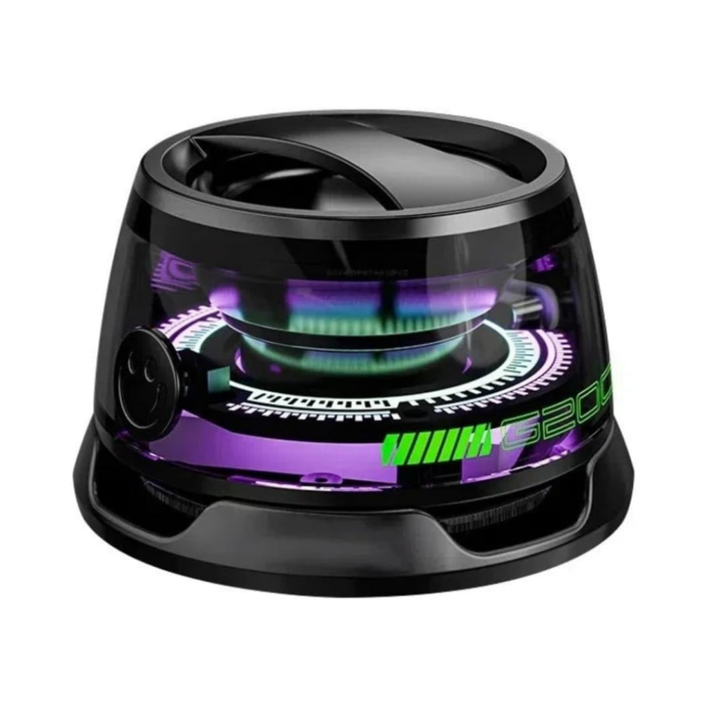 Mini Alto-falante Magnético de Som G200 - 5W, Bluetooth e LED