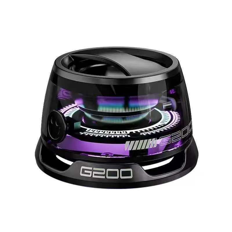 Caixa De Som LED Bluetooth Portátil LED RGB Mini Magnética Prova D'água