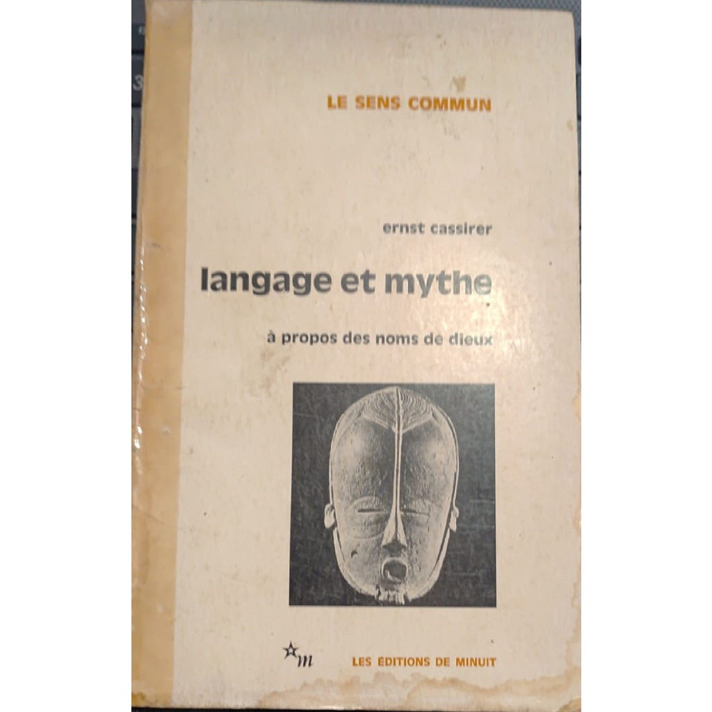 Langage et Mythe - à Propos des Noms de Dieux - Ernst Cassirer
