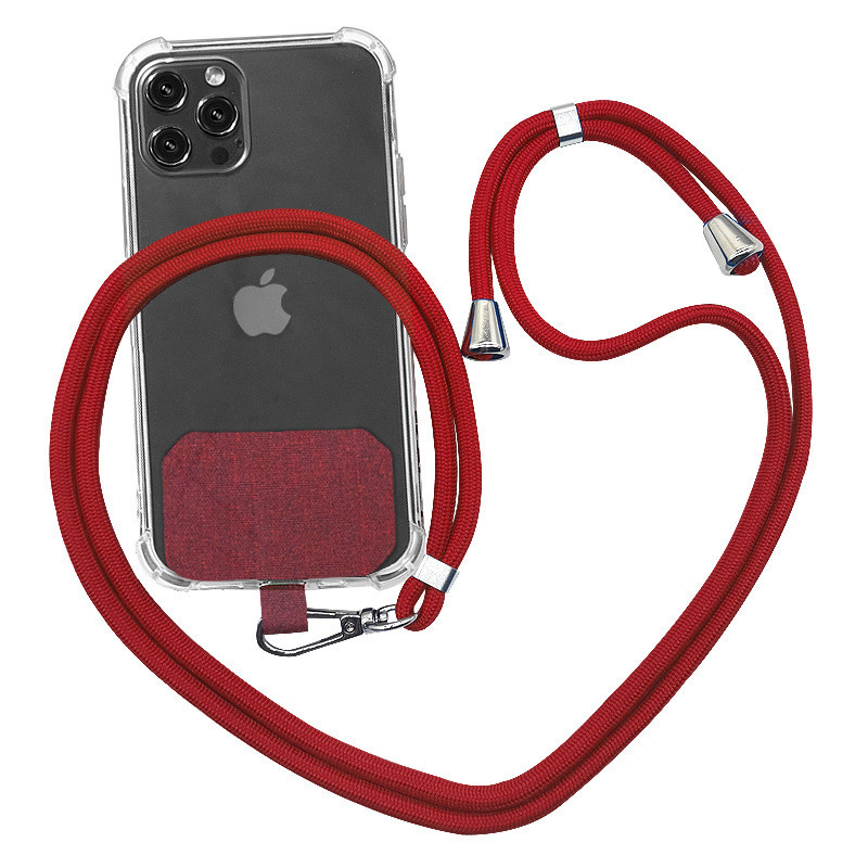 [Seguro e Confortável] Crossbody Adjustable Phone Strap Anti-Loss Lanyard for Elderly and Card Holder Cordão de Telefone