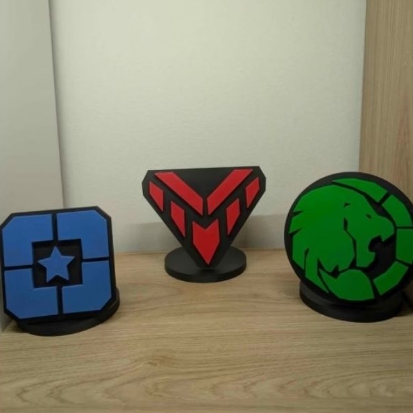 WARDOGS Display de Mesa| Decoração Gamer 3D
