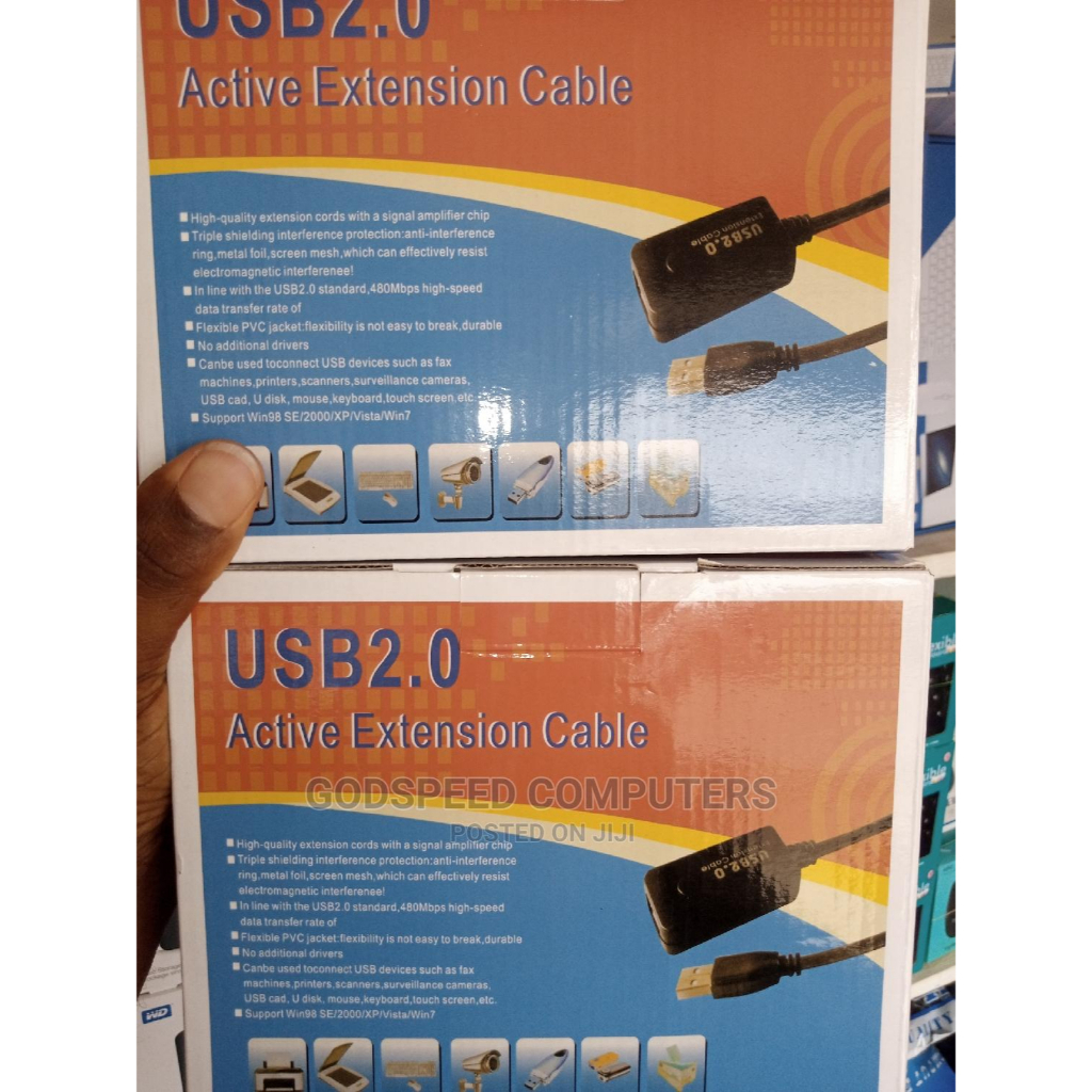 USB 2.0 Active Extension Cable 20 meter