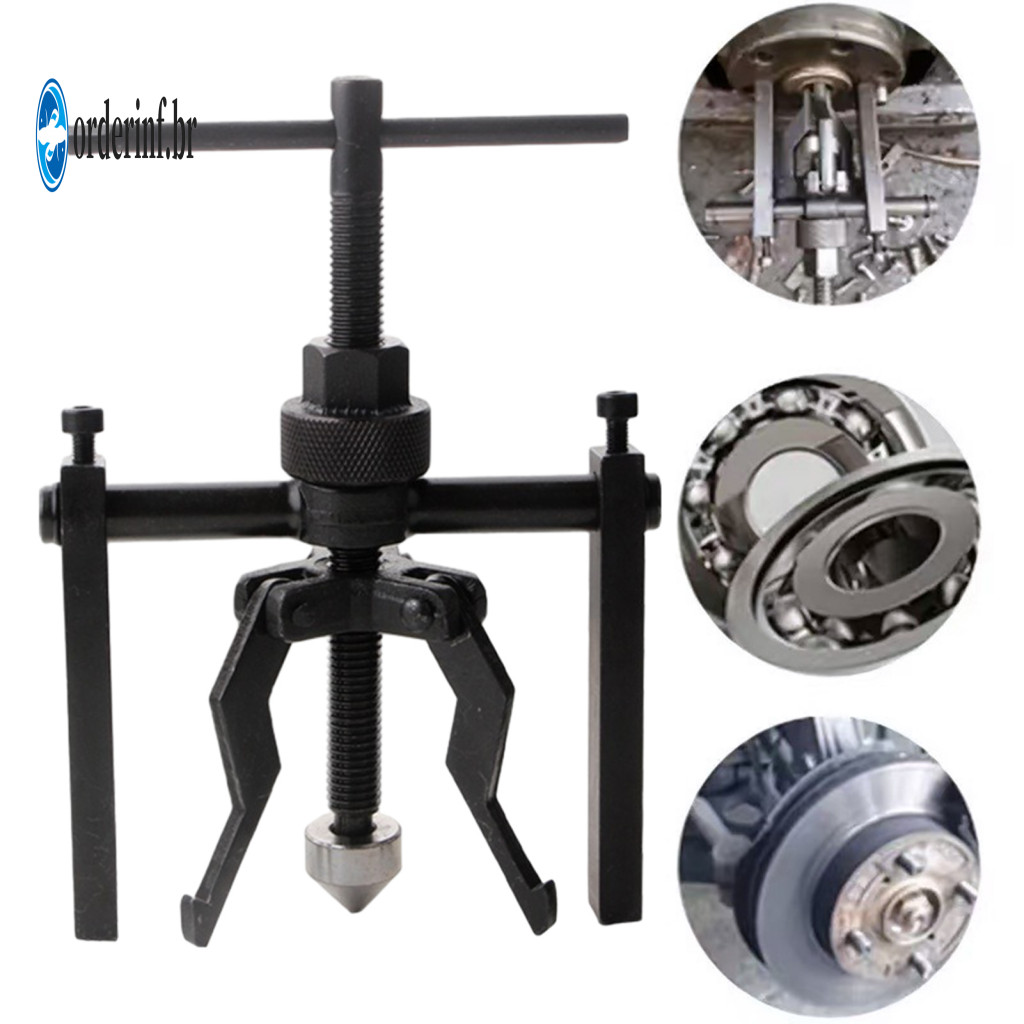 Automotive Bearing Removal Tool High-strength Alloy Steel Puller with 3-claw Automatic Centering Wheel Hub – Flexible