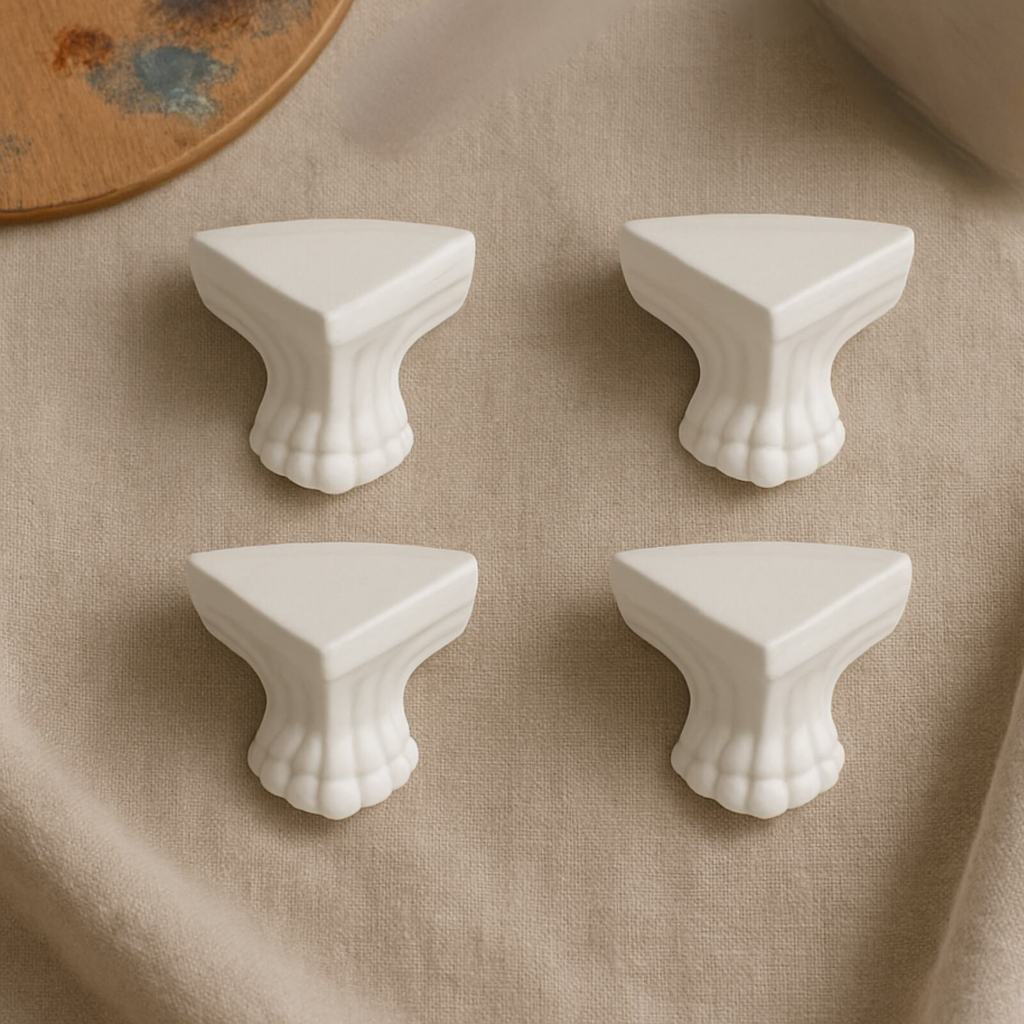 Pé Leão P Decoração Mesa Base Caixa Mdf Resina Kit 40pçs