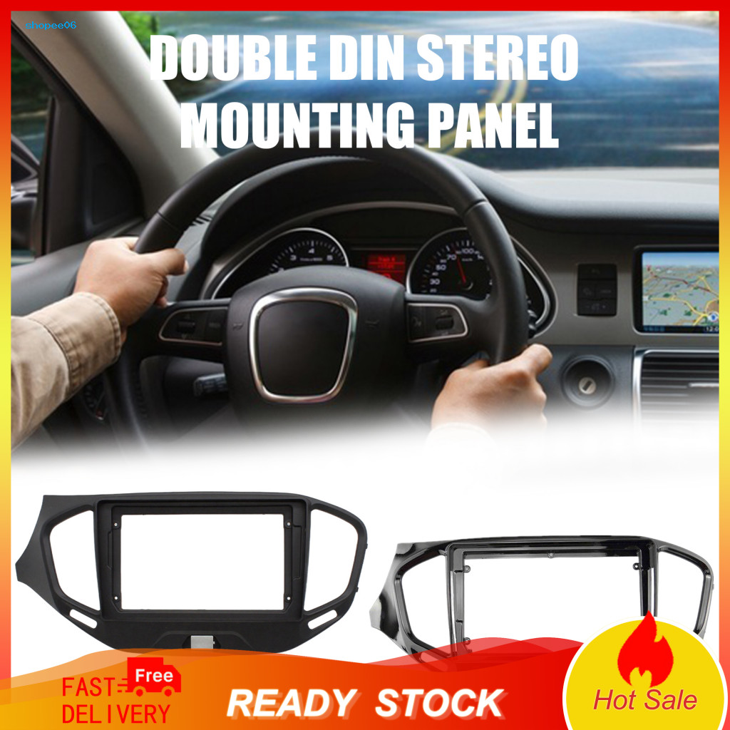 Double Din Stereo Mounting Panel Lada Vesta Left Hand Drive Accessories 9 Inch Android Car Radio Dash Kit for 2015-2018