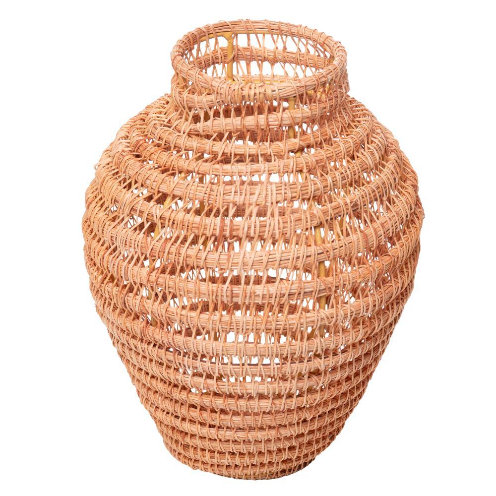 Vaso Decorativo Fibralife Wolff  8cm Fibra Natural para Flores Plantas Decoração Sala Casa Quarto Escritório Presente Bo