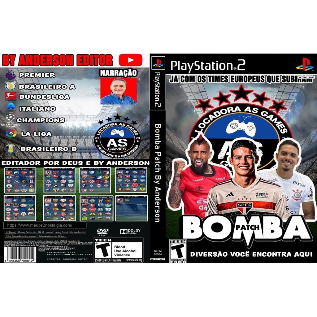 Futebol B. Patch 2023 v2 - PS2