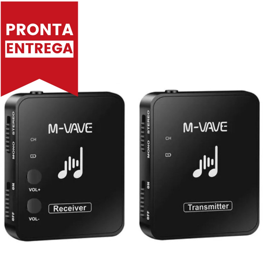 Transmissor Receptor Sem Fio Retorno Palco Fone Ear 2.4gh