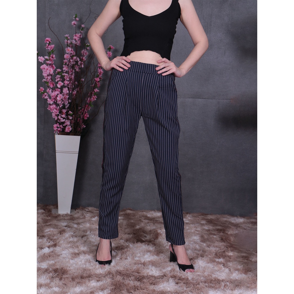 Calça Feminina Alfaiataria Cigarette Social Moda Elegante Premium Tendencia Luxo