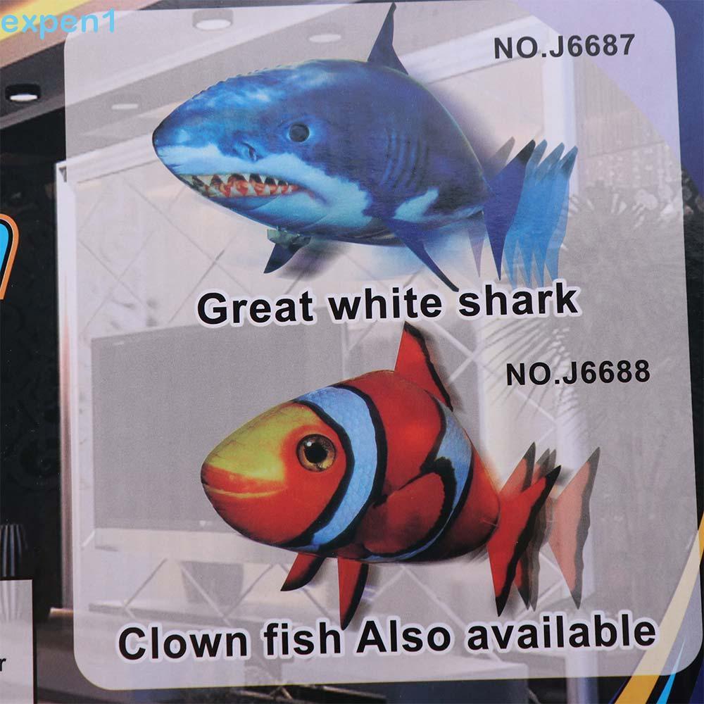 EXPEN Air Flying Fish , Shark RC Animal Controle Remoto Tubarão , Simulação Fly Balões Palhaço Peixe