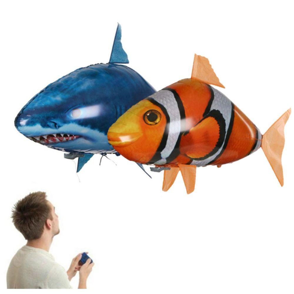 SUNDANCE Air Flying Fish , RC Animal Através Da Sala Tubarão De Controle Remoto , Voador Fly Balões Palhaço Peixe
