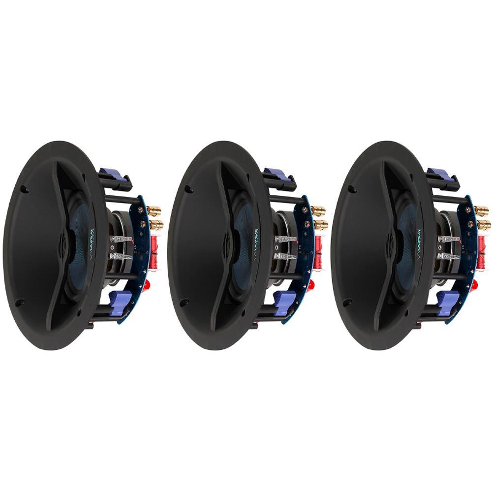 Kit 3.0ch 3 Unidades Caixa de Embutir Angulada Wave Sound WIN150 6,5