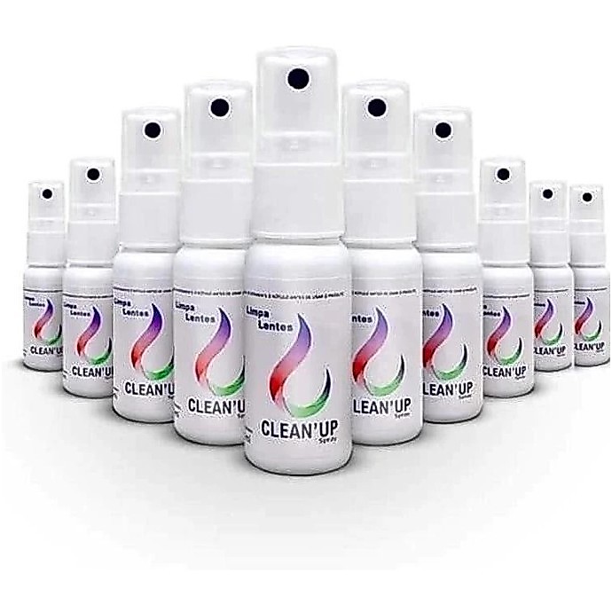 Kit de Limpa Lentes e Telas Clean Up 25ml Óculos Tv LCD Plasma Celular