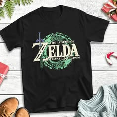 Camiseta Masculina Estampa The Legend of Zelda Breath of the Wild Moderna Confortável Estilosa Tendença
