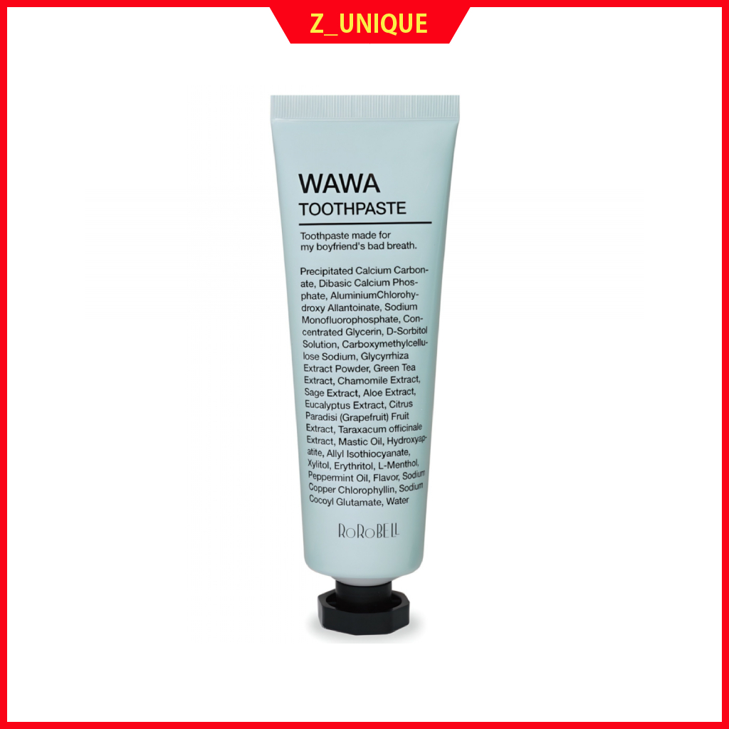 ROROBELL Wawa Pasta De Dente Bad Breath Care Flúor 100g , Coreana