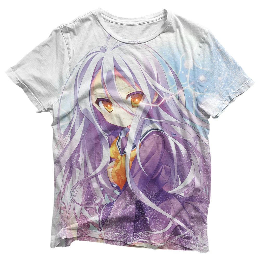 Camisa Shiro - Camisas No Game No Life Estampa Total