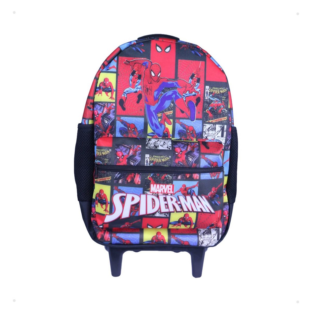 Mochila Escolar Rodinha Homem Aranha Spiderman Volta Aulas