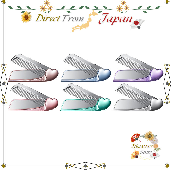 ReFa Aira MIRROR COMB Folding Hair Comb with Mirror Rose Gold and More【 Direct from Japan 】