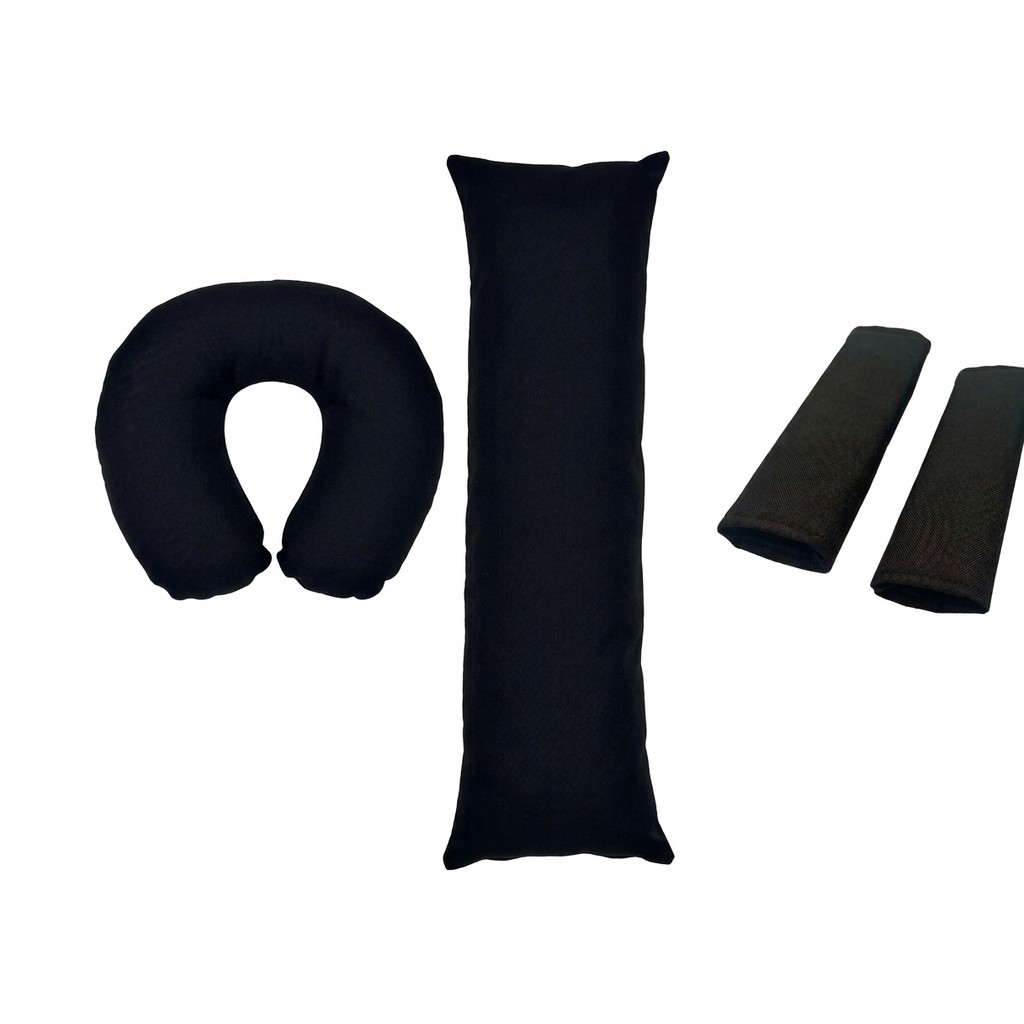 Kit de 3 peças, Almofada de cinto + Almofada de pescoço + protetor de cinto Duplo!