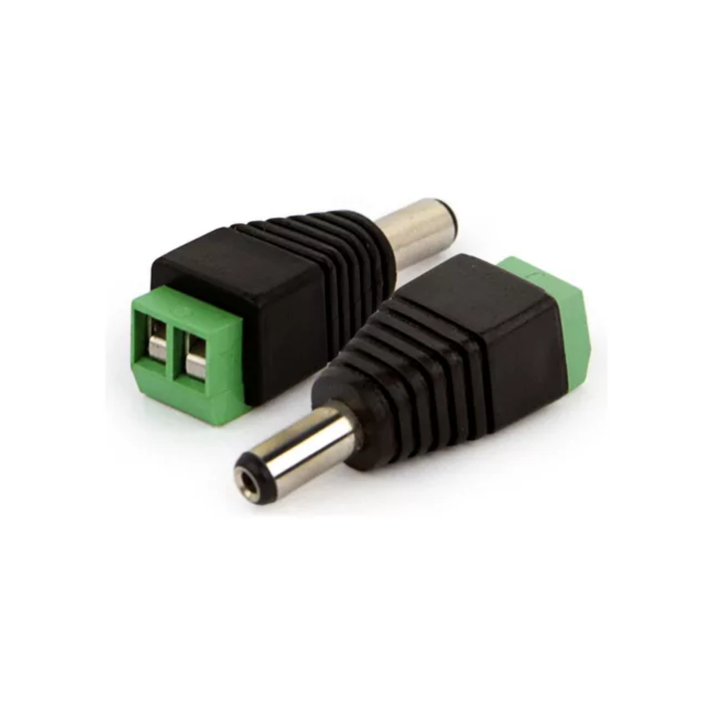 20 PEÇAS CONECTOR PLUG P4 MACHO COM BORNE CFTV CAMERA DE SEGURANÇA