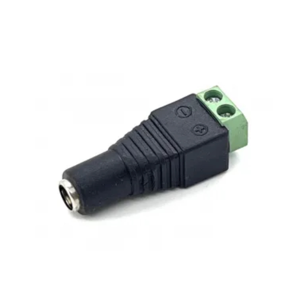 50 PEÇAS CONECTOR PLUG P4 COM BORNE FEMEA CFTV CAMERA DE SEGURANÇA