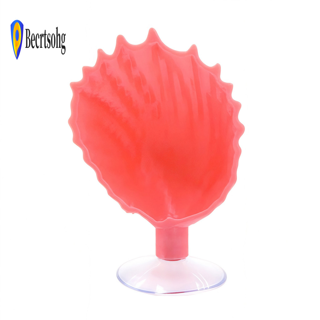 Suction Cup Shell Hammock Betta Fish Bed with – Comfortable Pad Bubble Nesting Habitat for Tank Aquarium for Healthy