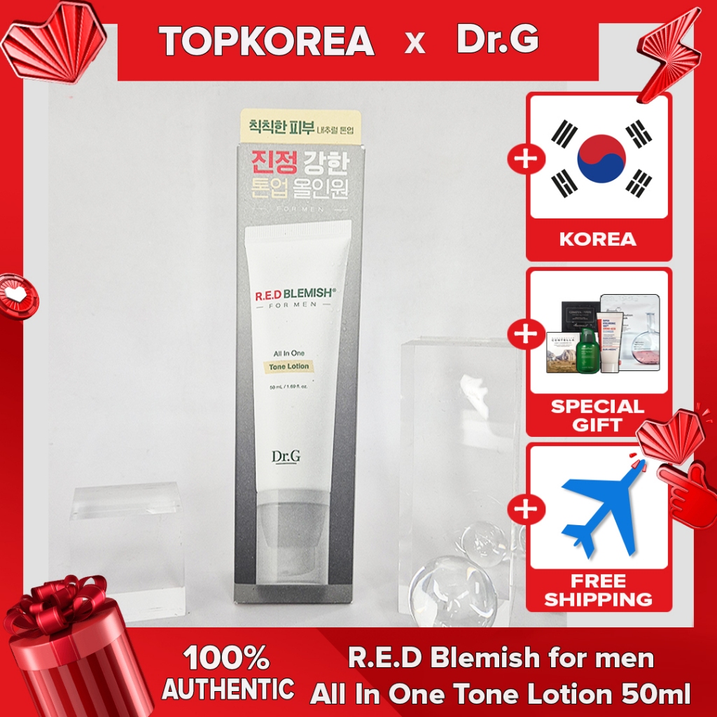 Dr.G Red Blemish for men Loção All In One Tone 50ml TOPKOREA Envio Da Coreia