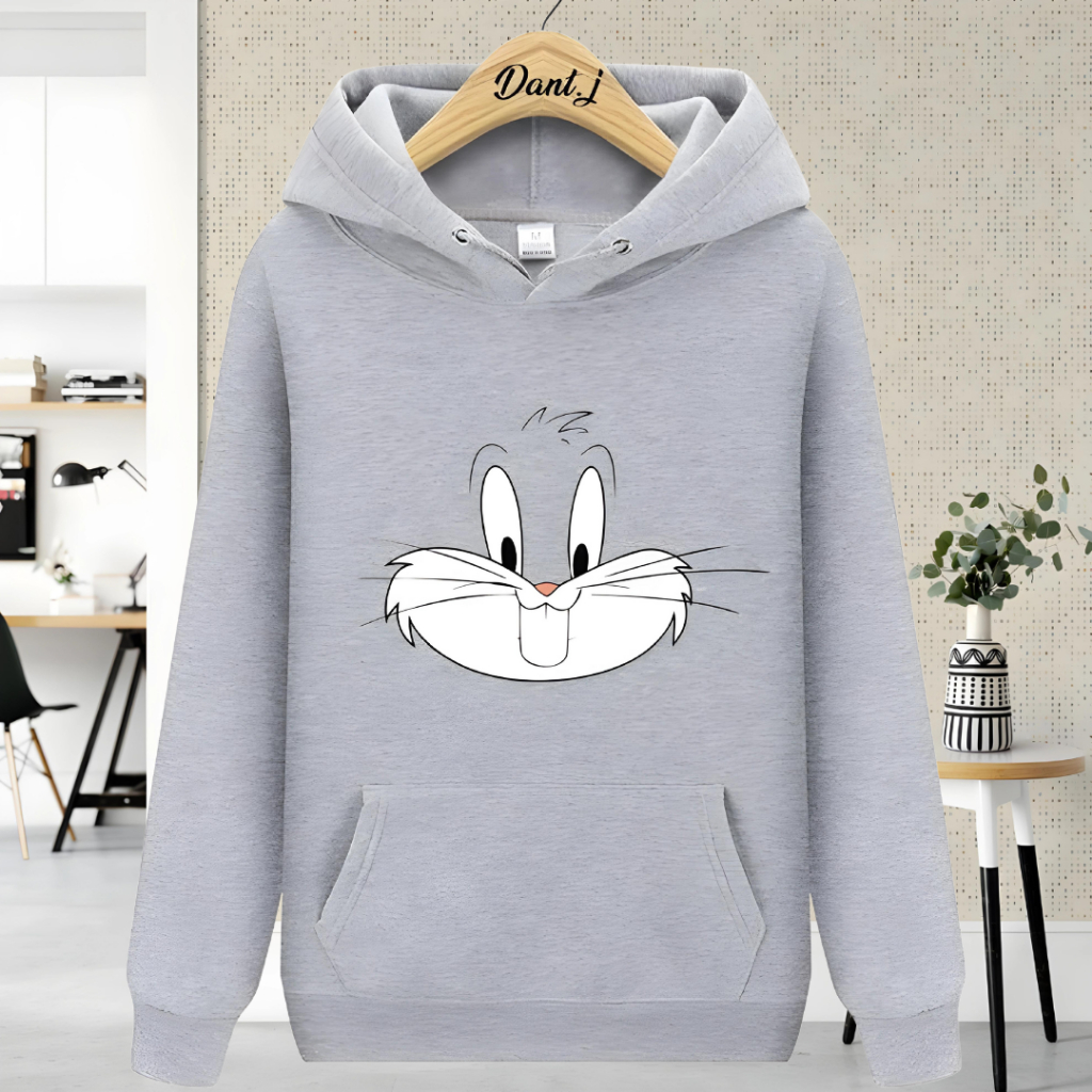 Blusa De Frio Unissex Perna Longa Moletom Desenho Animado Looney Tones
