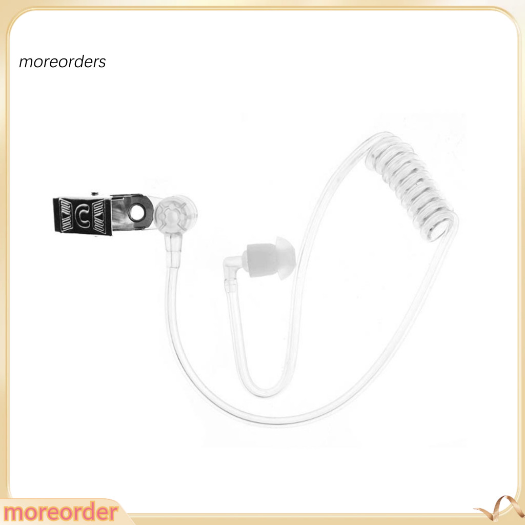 Agent Earpiece Clear Coil Metal Clip Secret Service Cosplay Prop for Adults Kids – Security Guard Headset Accessory To
