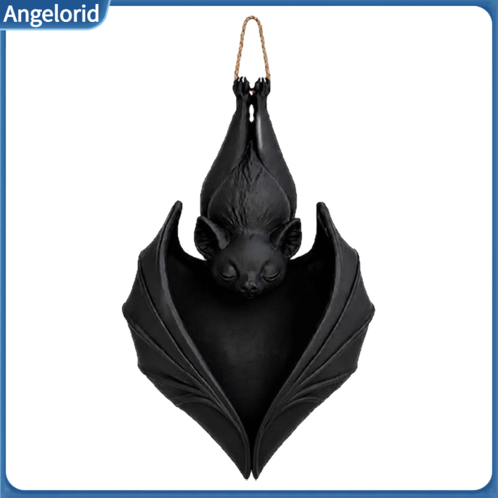 Style Plant Container Hanging Bat Planter for Halloween Pot Resin Decor Indoor Outdoor Vine Holder Unique Gift for Home