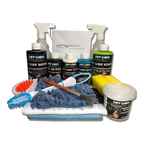 Mini Kit Completo Lavagem A Seco Dry Limp- 20 Lavagens