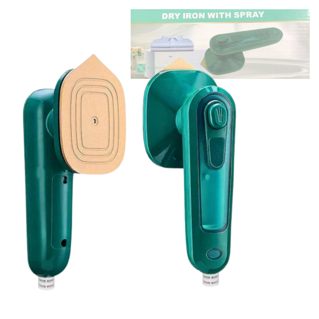 Mini Ferro de Passar Roupa a Vapor Bivolt Mini Dry Iron