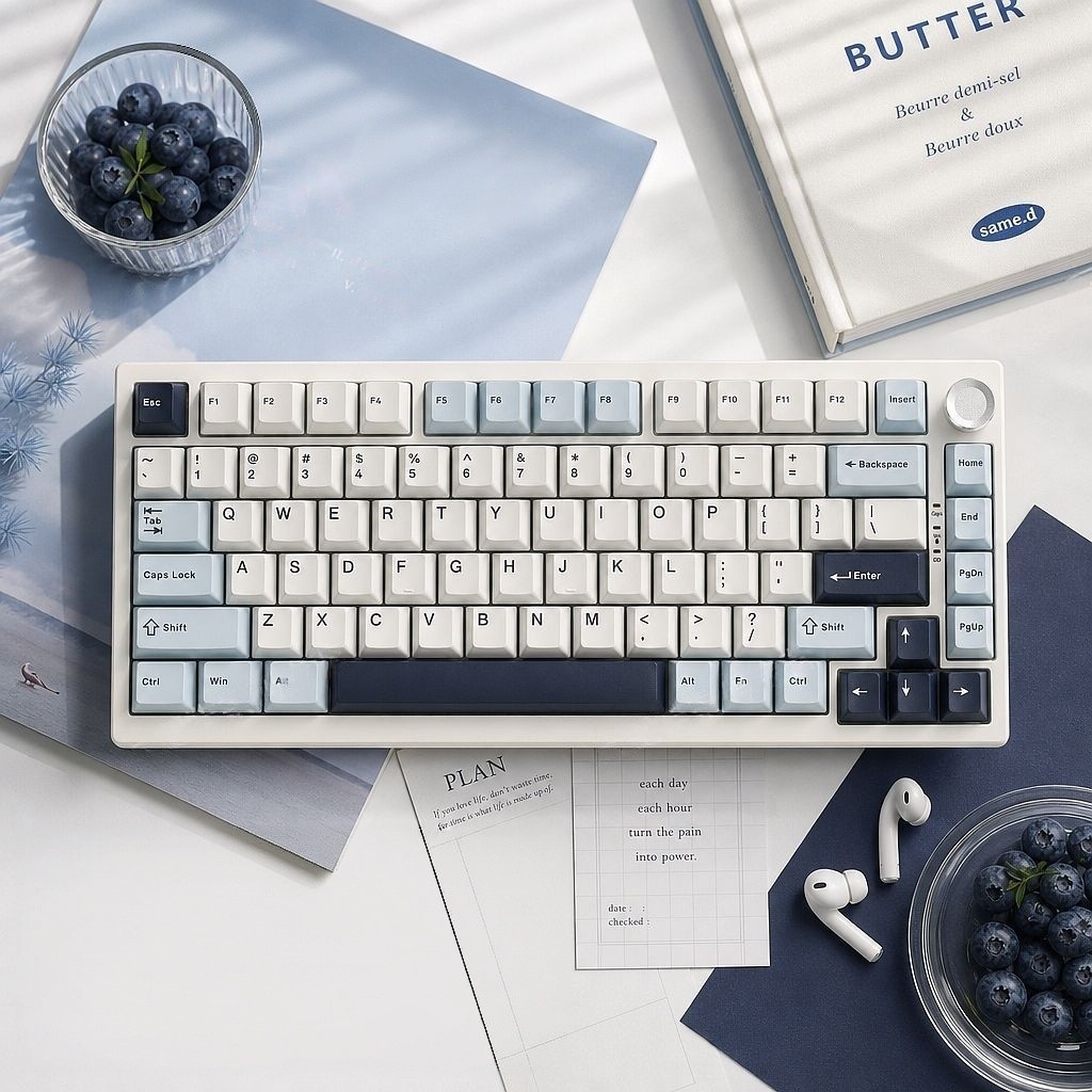 128 Teclas PBT Keycaps Cherry Profile Personalizado Tricolor Conjunto De Duplas Para Teclado Mecânico