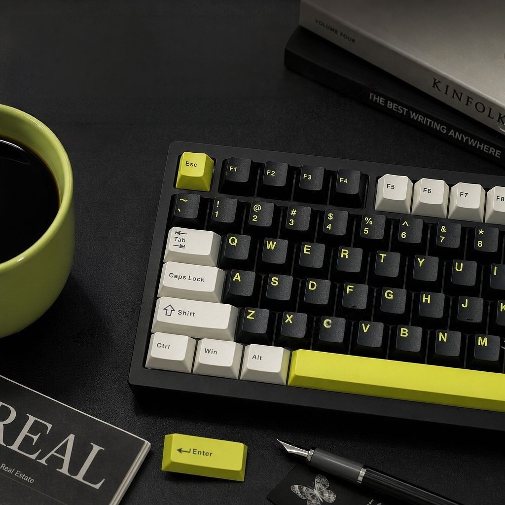 128 Teclas Tricolor Duplo-Shot Keycap Personalizado PBT Keycaps Perfil Cereja Para Teclado Mecânico Interruptores MX