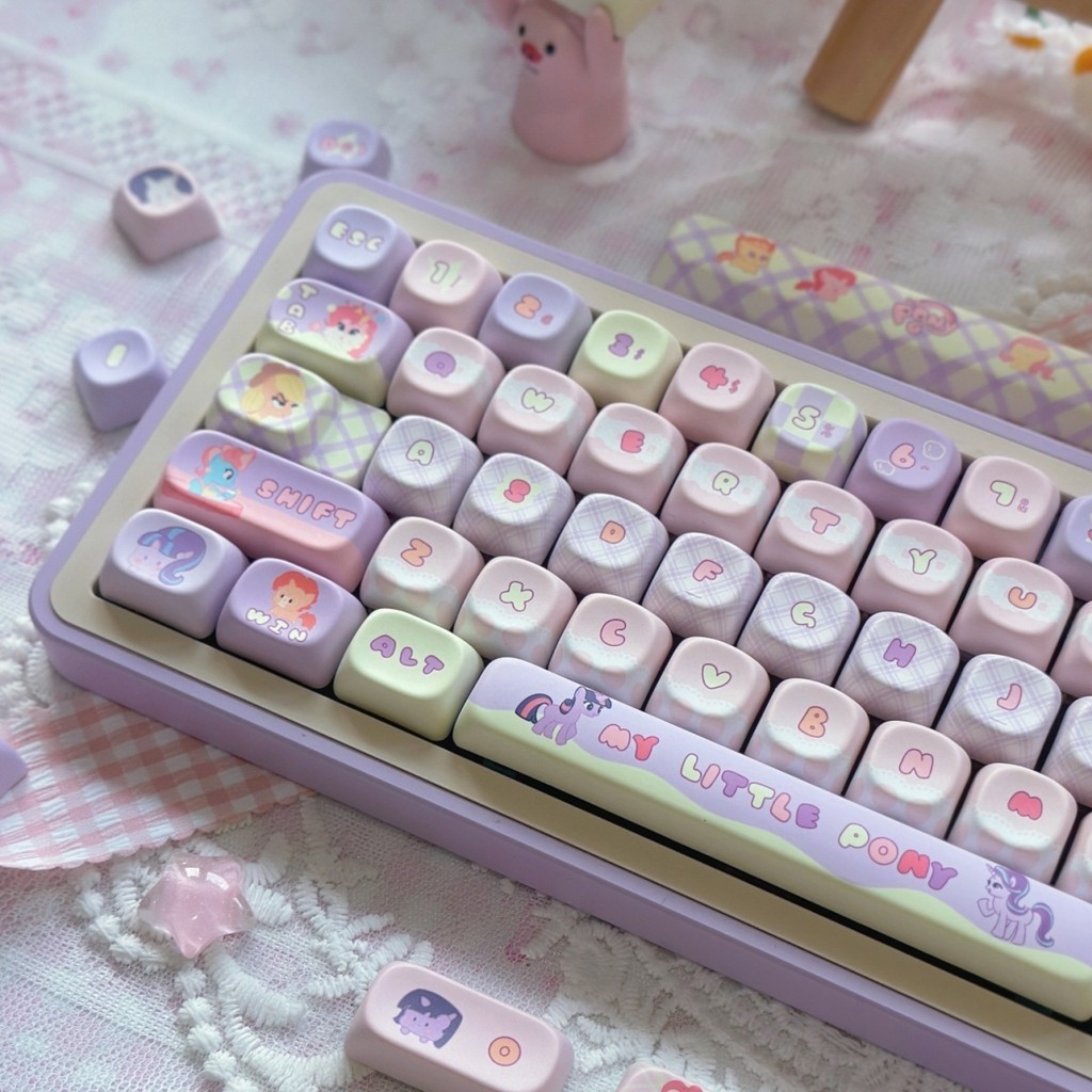 Conjunto De Teclas My Little Pony MOA Profile Dye-Sub PBT Com 128