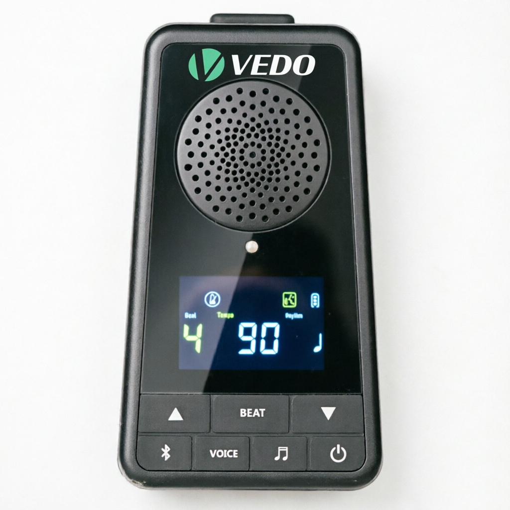 VEDO VD7228 Electronic Metronome Rechargeable Vocal Metronome and Bluetooth Speaker for Piano Guitar Drum Violin