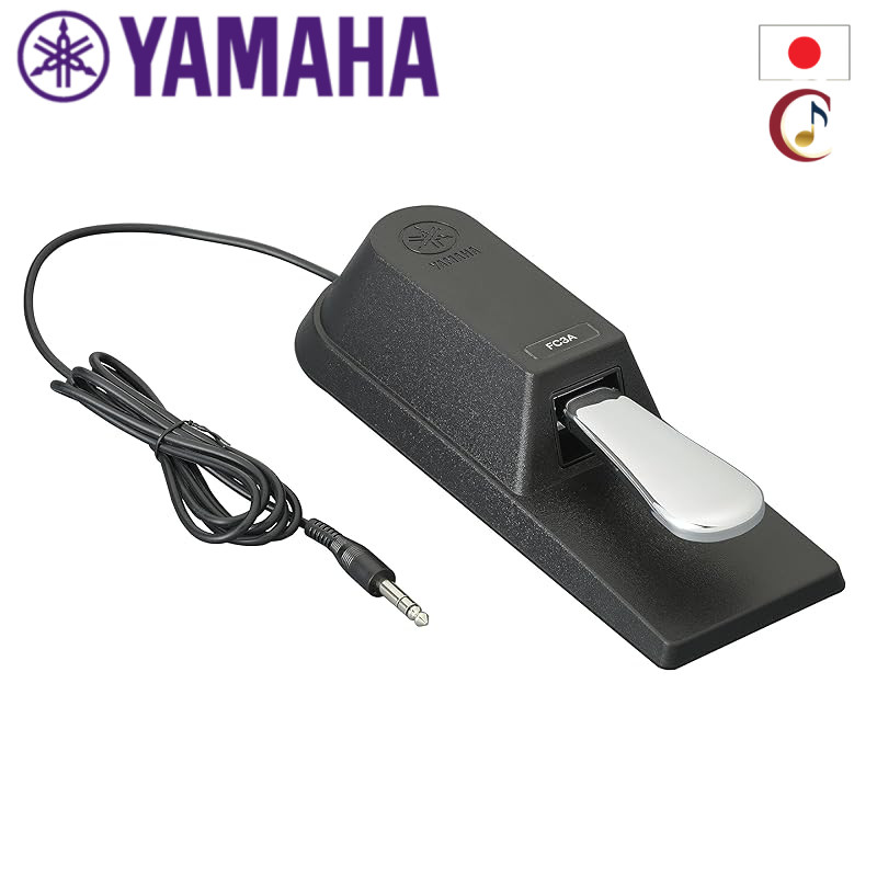 Yamaha YAMAHA Foot Pedal FC3A, a foot pedal for electronic pianos, keyboards, synthesizers, and stage pianos, also suppo