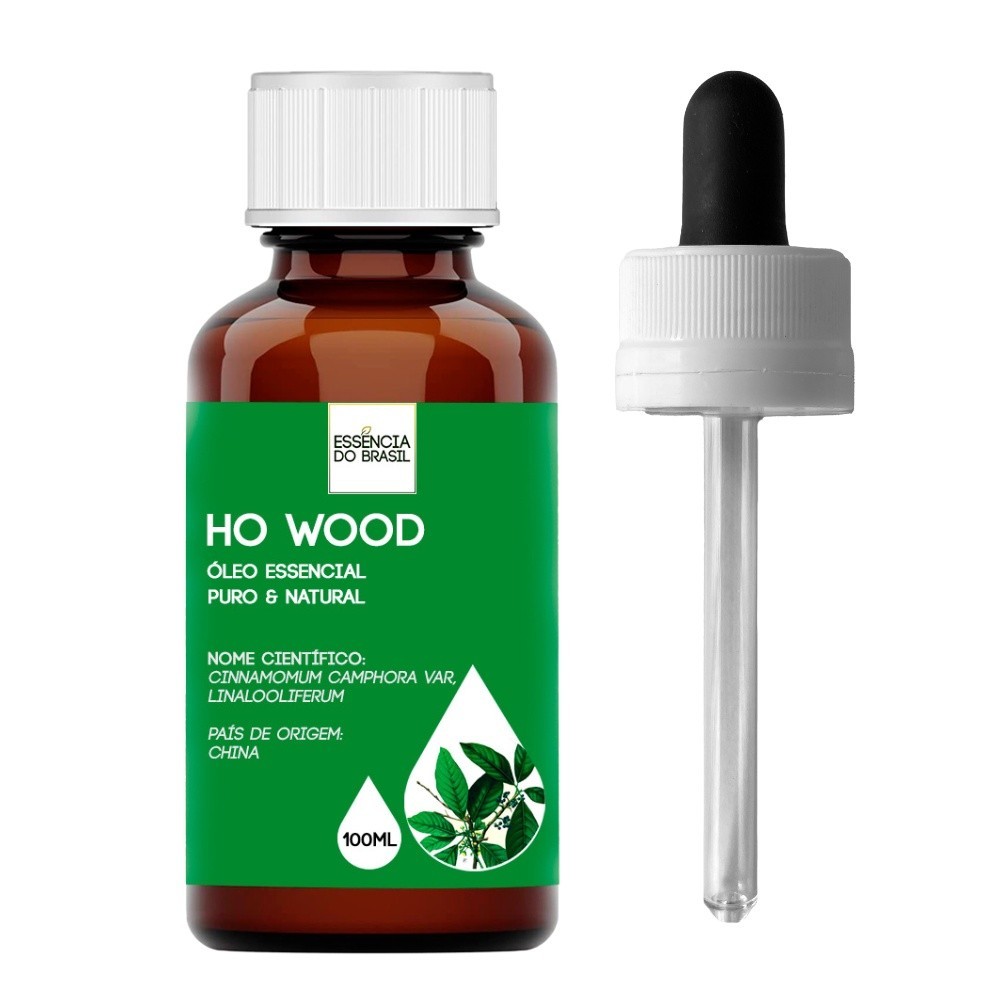 Óleo Essencial Ho Wood 100ml - Puro E Natural Aromaterapia