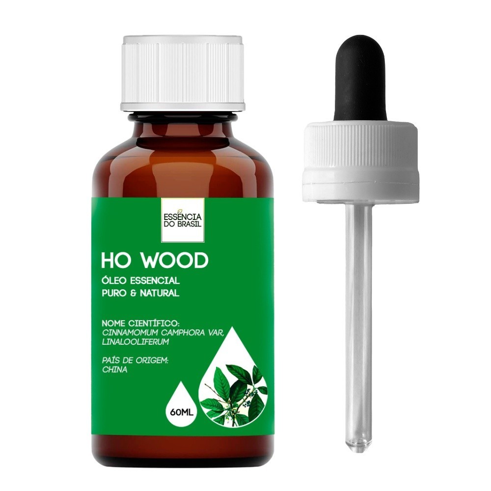 Óleo Essencial Ho Wood 60ml - Puro E Natural Aromaterapia